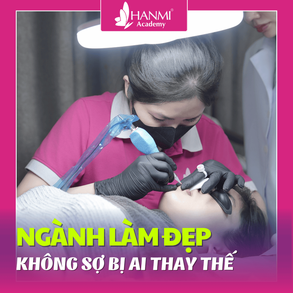 VÌ SAO "NGÀNH LÀM ĐẸP" KHÓ BỊ "AI   THAY THẾ" TRONG THỜI ĐẠI 4.0?